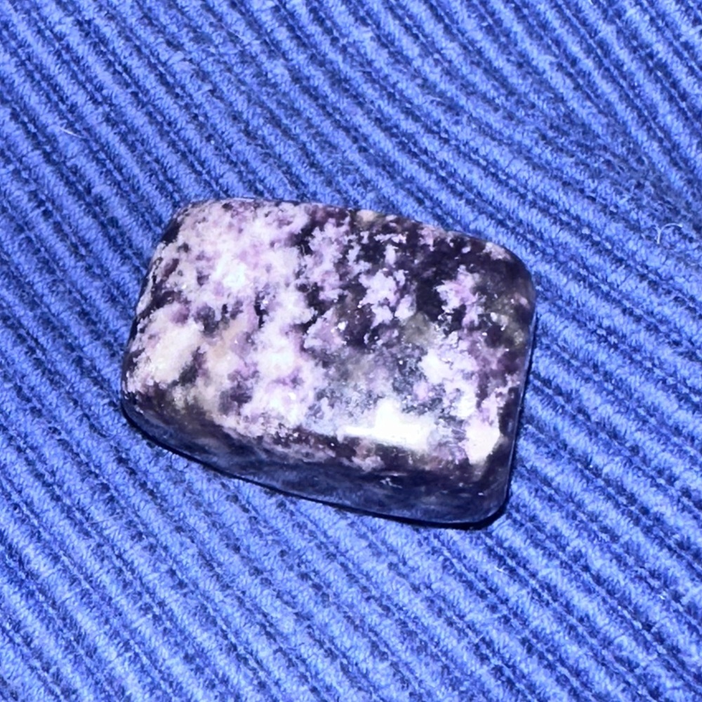 Purple or Lavender Lepidolite Crystal Tumble